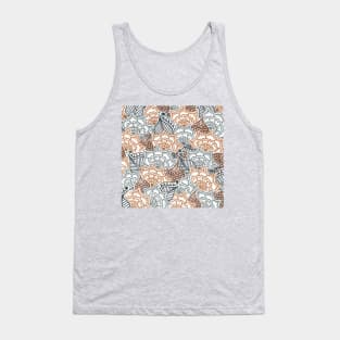 Grey and Brown Garden Tank Top